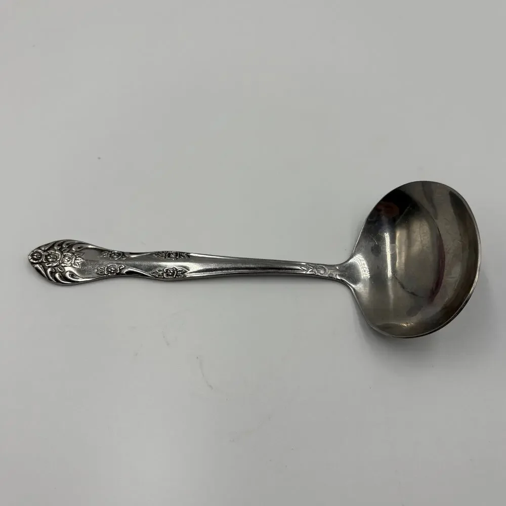 Barclay Geneve Serving Ladle Stainless Floral 6